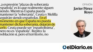Ceuta y Melilla siguen siendo territorio africano