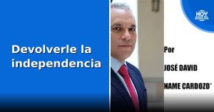 Devolverle la independencia