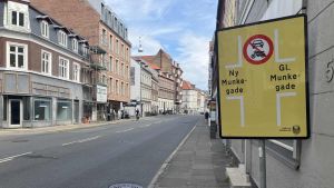 Stop den ulovlige trafik i Nørre Allé: Gaden skal ikke sande til igen