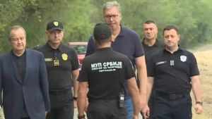 Borba sa vatrom – najteže u Deliblatskoj peščari, Vučić stigao u područje zahvaćeno požarom
