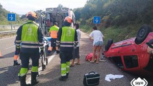 Nueve heridos, uno de ellos grave, en los 43 accidentes registrados en las carreteras asturianas durante el fin de semana