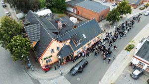 Byen fulgte John Kromand på hans sidste tur forbi livsværket