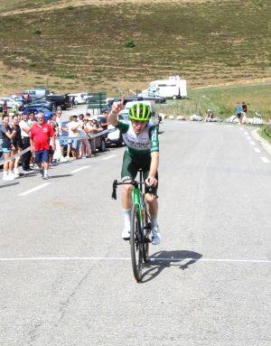 Cyclisme : le Béarnais Jan Hernandez Reilhé (CC Urbasia) en démonstration sur la Route du Soulor