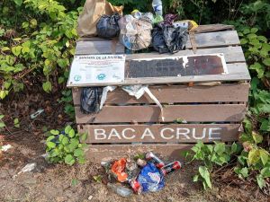 Agglo de Pau : au bord du Gave, un bac à crue transformé en vulgaire poubelle