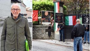 Buttare i fiori del Duce? Non è reato. Il giudice assolve l’ex brigatista. Cecco Bellosi: lo scandalo è quella teca