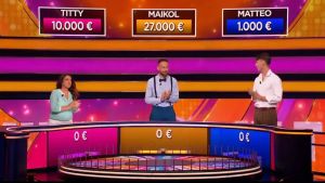 Il pasticciere Maikol torna con il record, alla Ruota della Fortuna vince 148.800 euro