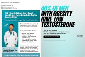 ASA bans four social media ads about testosterone levels in men