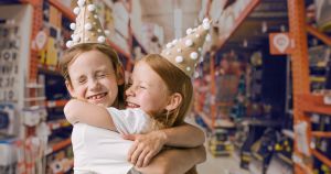 8-year-old twin girls asked to hold their birthday party at Ace Hardware. The staff made it magic.
