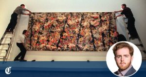 They're having a lend: packing Blue Poles off exhibits Canberra distaste