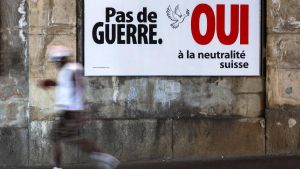 La neutralité suisse menacée par l’initiative du 27 septembre est un «mythe»