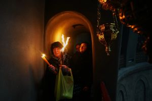 Spending the night behind the locked doors of the Holy Sepulchre
