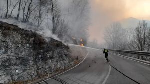 A Longarone il record degli incendi veneti: oltre nove ettari bruciati