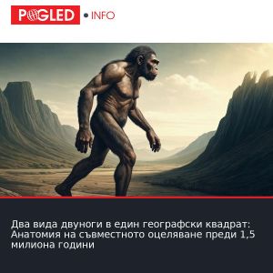 Два вида двуноги в един географски квадрат: Анатомия на съвместното оцеляване преди 1,5 милиона години