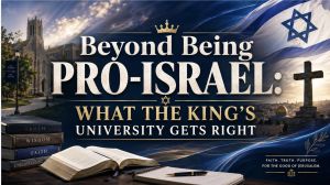 Beyond Being Pro-Israel: What The King’s University Gets Right