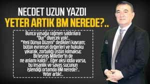 Necdet Uzun yazdı: Yeter artık BM nerede?..