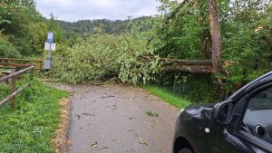 Unwetter-Chaos im Hegau: Traditionsfest Sichelhenke für den Abend abgesagt