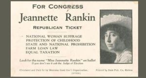 Jeannette Rankin was elected to Congress 4 years before the 19th Amendment. A Montana law made it work.