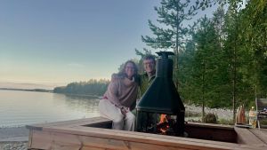 Entspannung in der Idylle Finnlands: So verbringt die Bürgermeister-Familie Riedmann ihre Urlaube