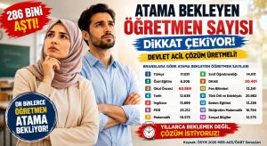 ATAMA BEKLEYEN ÖĞRETMEN SAYISI