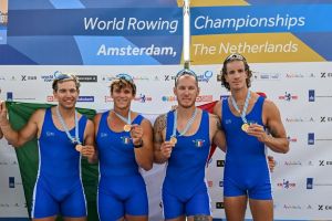Rambaldi, è ancora oro mondiale: il ferrarese trionfa nel quattro di coppia