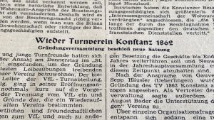 Vor 75 Jahren wird der Turnverein 1862 zum zweiten Mal gegründet