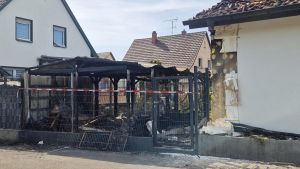 Nach großem Gartenhüttenbrand im Lupinenweg: Polizei hat die Ermittlungen abgeschlossen