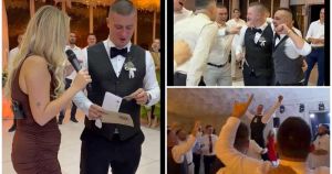 VIDEO Hit snimka sa svadbe: Pogledajte što su prijatelji poklonili mladoženji, ovo sigurno nije očekivao