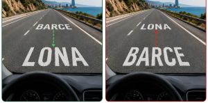 Cuando una palabra no cabe en el carril de la carretera, ¿qué fragmento debe ir primero?