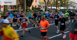 Messages of hate strike wrong note at Sydney Marathon