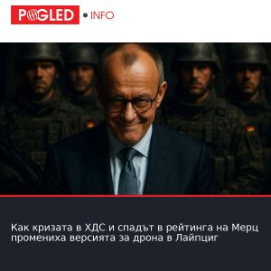 Как кризата в ХДС и спадът в рейтинга на Мерц промениха версията за дрона в Лайпциг