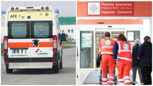 La folle furia del ladro di berretti, prima sfonda la vetrina poi morde al torace e picchia due operatori del 118