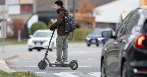 Get e-scooters off our roads, sidewalks, trails — and highways, too