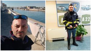 La storia a lieto fine di Luca, il poliziotto eroe: in vacanza salva due bagnanti