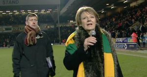 Delia Smith's infamous football chant replicated in hit TV series