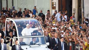 Prima casalinga contro la Vis Novafeltria. Rimini, una maglia speciale in omaggio alla visita del Papa