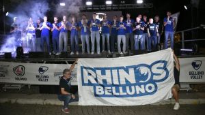 Belluno Volley e Dolomiti Bellunesi, la festa dello sport in Piazza dei Martiri