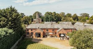 Four-bed barn conversion with countryside views on the market