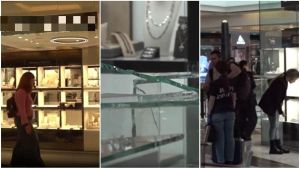 La Panda usata come testa d'ariete per sfondare la gioielleria: blitz nella notte al centro commerciale di Castellanza