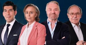 Jorge Castañeda, María Amparo Casar y Héctor Aguilar Camín