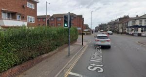 Car crashes into shop near seafront