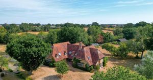 Architect designed house with glamping retreat and annexe for sale