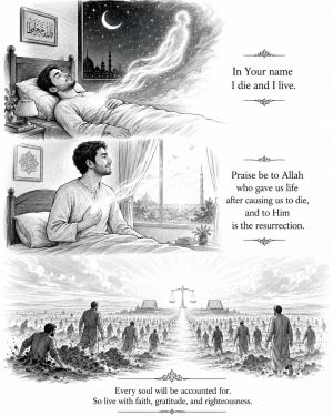 Sleep is the mini trial for death with ads
