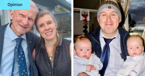 I’ve lost two fantastic fathers, my dad and my husband. But they’re both with me today