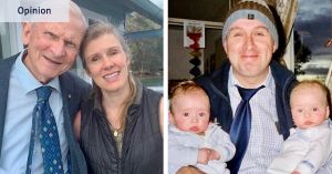 I’ve lost two fantastic fathers, my dad and my husband. But they’re both with me today