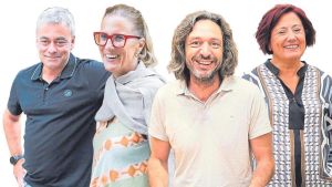 Unas primarias con el partido revuelto en Gijón: Lara Martínez, José Ramón Tuero, Carmen Moreno y Alberto Ferrao miden sus fuerzas conscientes de la dificultad de lograr los avales necesarios