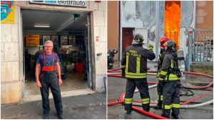 L’officina in fiamme e la solidarietà. “Sono ripartito grazie ai clienti”