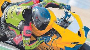 La increíble historia de Samuel Díaz: vuelve al podio de la Copa de España de superbike tras una terrible lesión