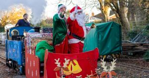 Steam trains, Santa and mince pies part of the festive fun on heritage railway