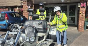 91-year-old care home resident back on the road as part of special motorcycle outing