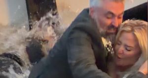 WATCH - Newlyweds fall into Norfolk Broads during wedding photoshoot